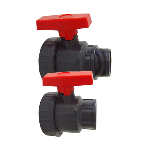 PP Compression Female & Male Thread Ball Valve